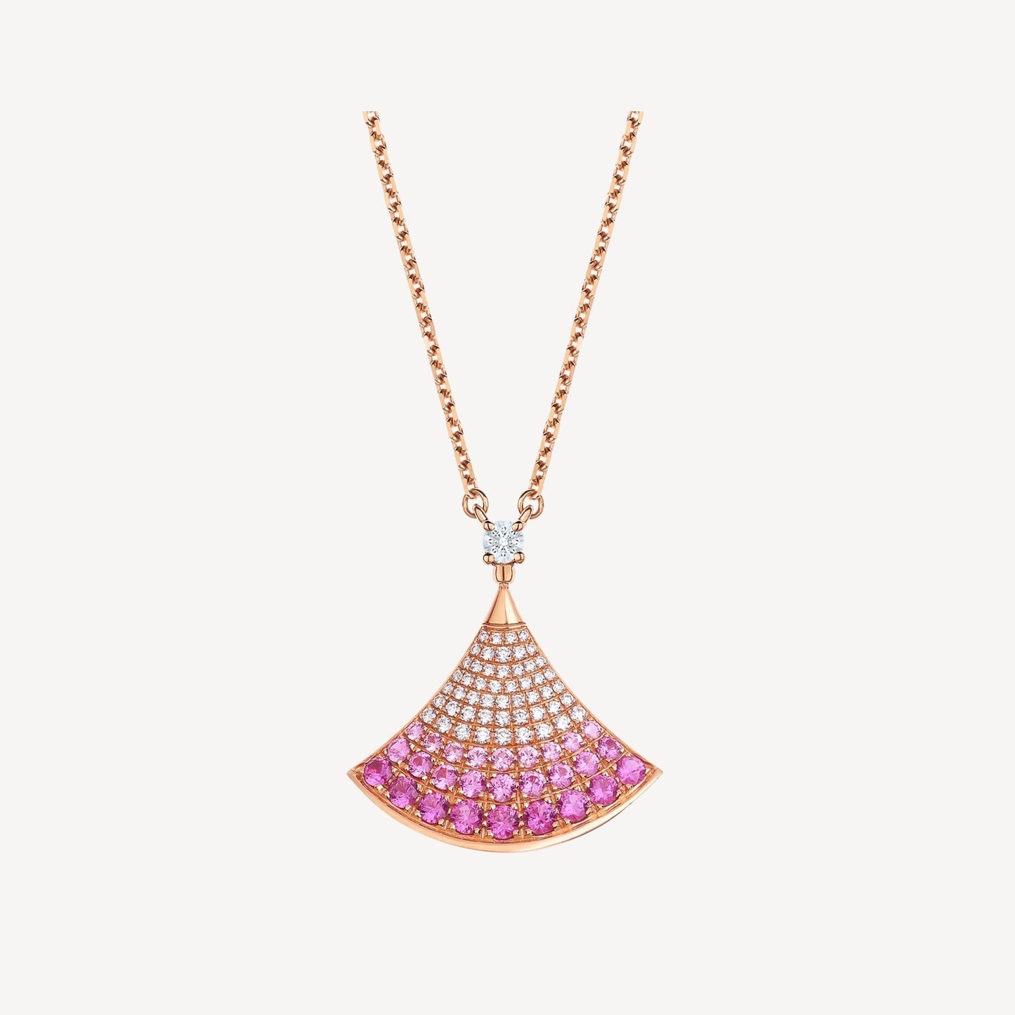 [Lucky Star]DREAM HALSKETTE ROSA GOLD ROSA DIAMANT