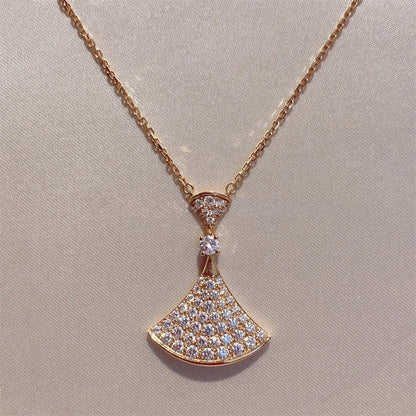[Lucky Star]DREAM HALSKETTE ROSA GOLD VOLLER DIAMANT