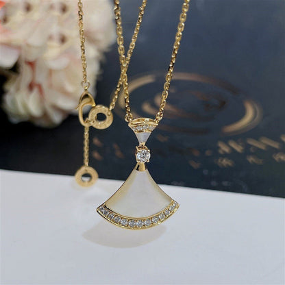 [Lucky Star]DREAM NECKLACE MOP GOLD DIAMOND