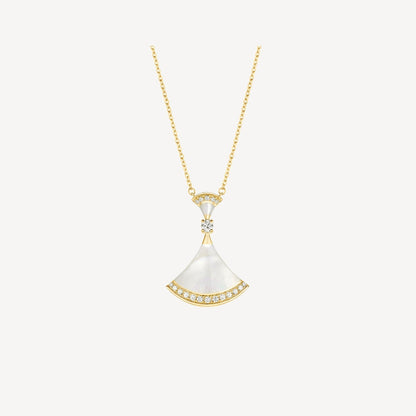 [Lucky Star]DREAM NECKLACE MOP GOLD DIAMOND