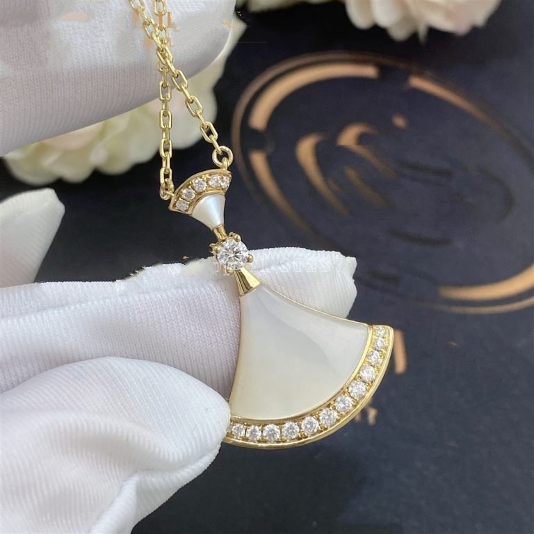 [Lucky Star]DREAM NECKLACE MOP GOLD DIAMOND