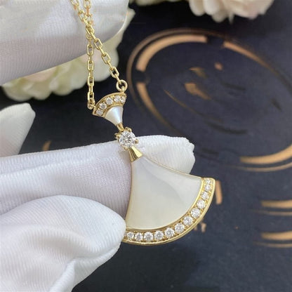 [Lucky Star]DREAM NECKLACE MOP GOLD DIAMOND