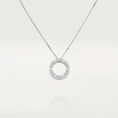 [Lucky Star]LOVE NECKLACE ADJUSTABLE SILVER