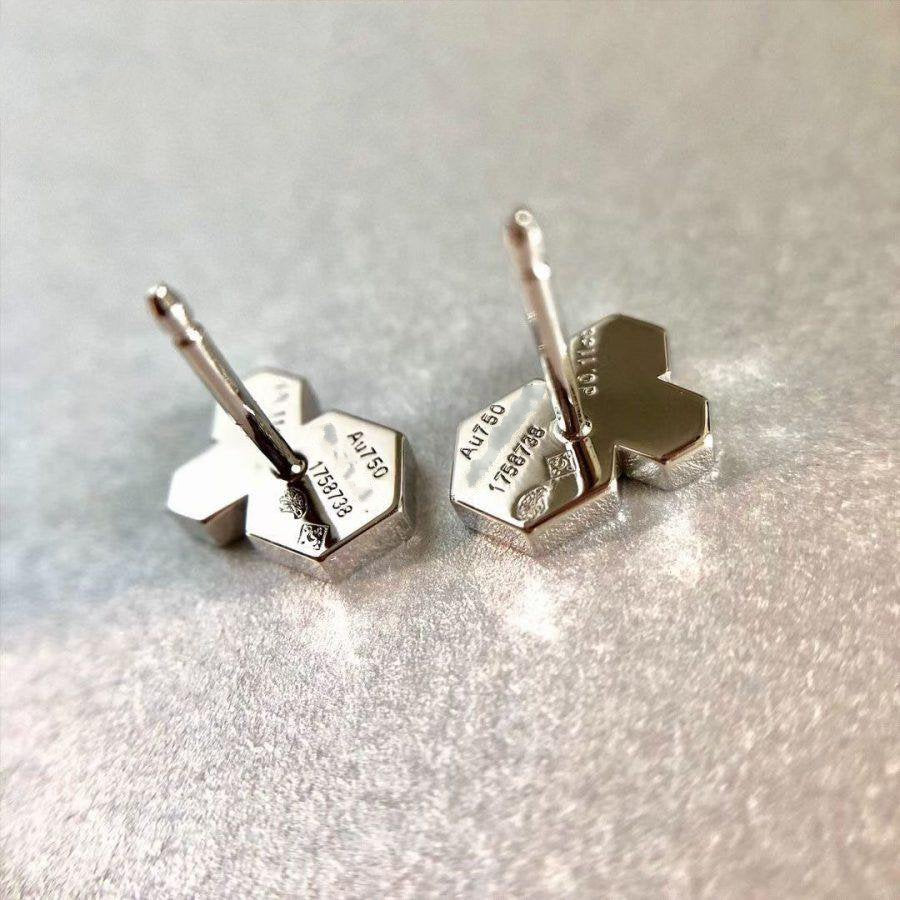 [Lucky Star]BEE LOVE SILVER DIAMOND EARRINGS