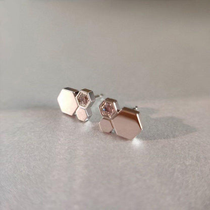[Lucky Star]BEE LOVE SILVER DIAMOND EARRINGS