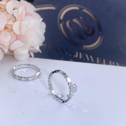 [Lucky Star] BEE LOVE RING SILBER 1 DIAMANT