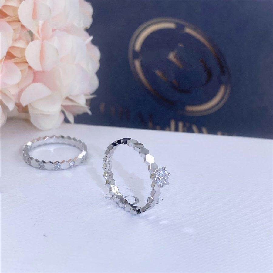 [Lucky Star] BEE LOVE RING SILBER 1 DIAMANT