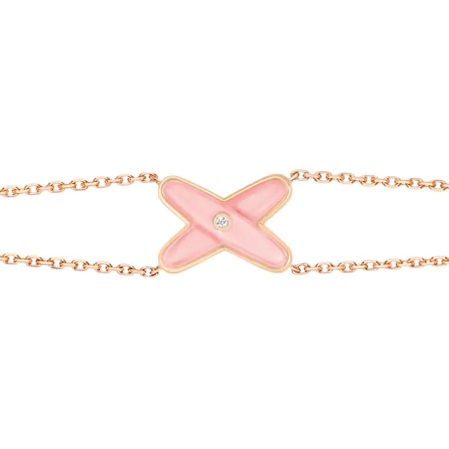 [Lucky Star]JEUX BRACELET PINK MOP PINK GOLD 1 DIAMOND