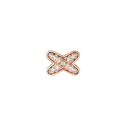 [Lucky Star]JEUX DE PINK GOLD DIAMOND EARRINGS