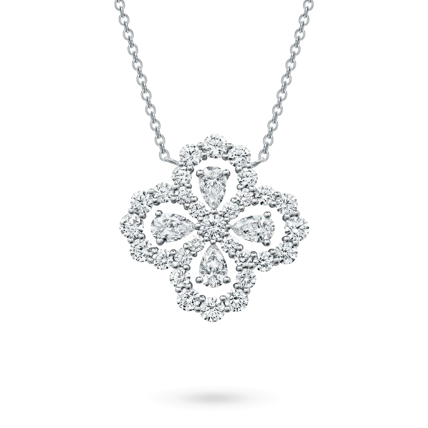 [Lucky Star]LOOP HALSKETTE VOLLMOTIV DIAMANT 16MM MEHRERE FARBEN