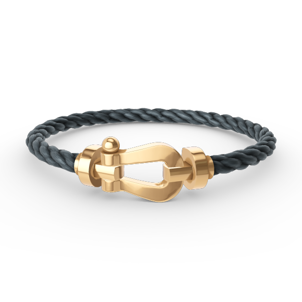 [Lucky Star]FORCE LARGE HORSESHOE NO DIAMOND BRACELET GOLD
