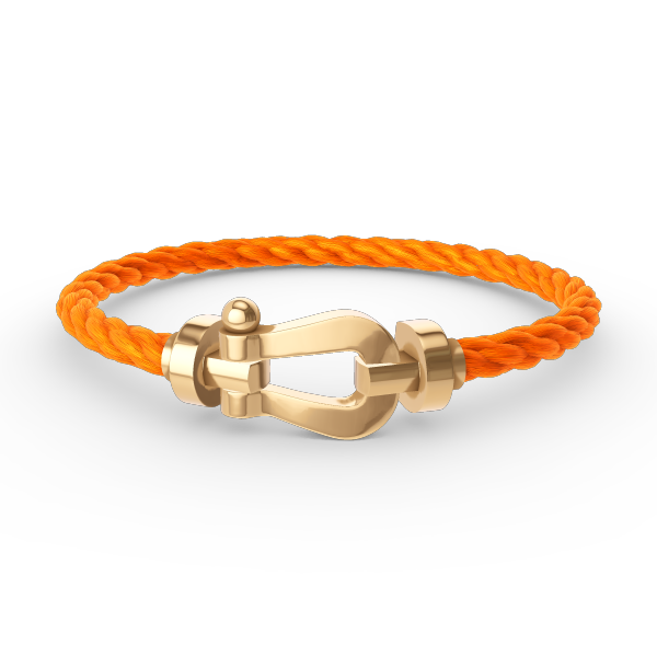 [Lucky Star]FORCE LARGE HORSESHOE NO DIAMOND BRACELET GOLD