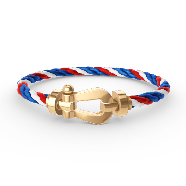 [Lucky Star]FORCE LARGE HORSESHOE NO DIAMOND BRACELET GOLD