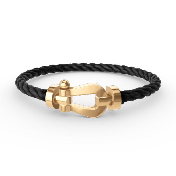 [Lucky Star]FORCE LARGE HORSESHOE NO DIAMOND BRACELET GOLD