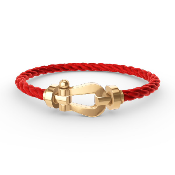 [Lucky Star]FORCE LARGE HORSESHOE NO DIAMOND BRACELET GOLD