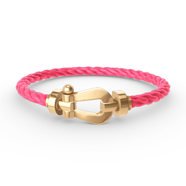 [Lucky Star]FORCE LARGE HORSESHOE NO DIAMOND BRACELET GOLD
