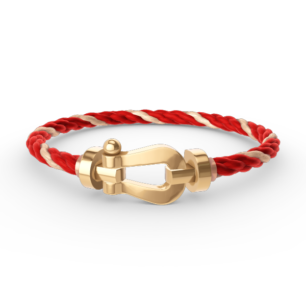 [Lucky Star]FORCE LARGE HORSESHOE NO DIAMOND BRACELET GOLD