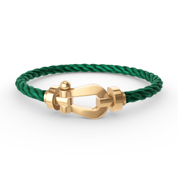 [Lucky Star]FORCE LARGE HORSESHOE NO DIAMOND BRACELET GOLD
