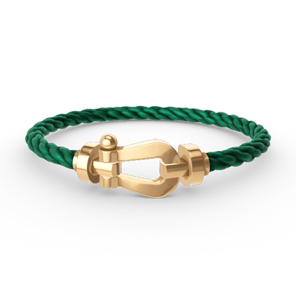 [Lucky Star]FORCE LARGE HORSESHOE NO DIAMOND BRACELET GOLD