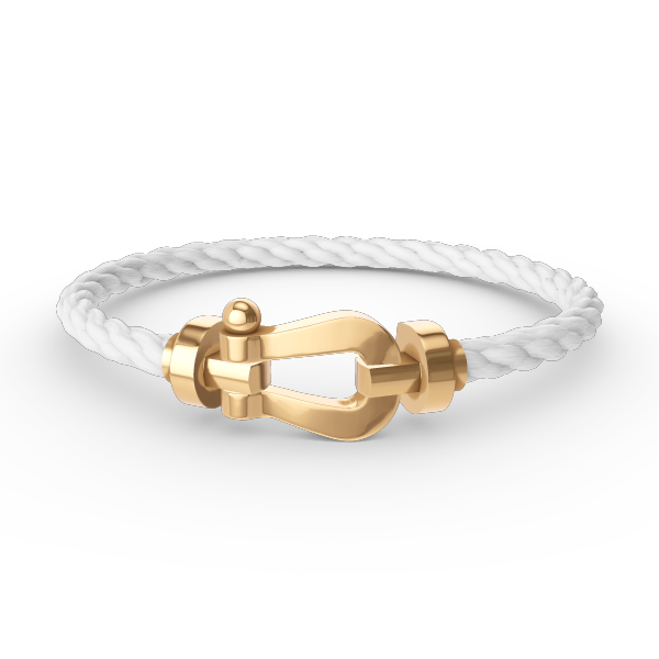 [Lucky Star]FORCE LARGE HORSESHOE NO DIAMOND BRACELET GOLD