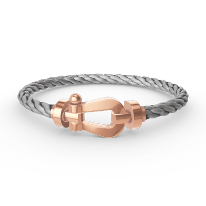 [Lucky Star]FORCE GROSSES HUFEISENARMBAND OHNE DIAMANT ROSÉGOLD