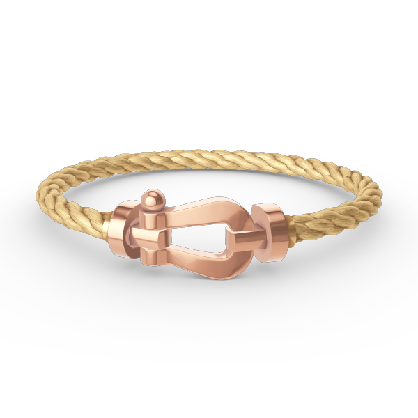[Lucky Star]FORCE GROSSES HUFEISENARMBAND OHNE DIAMANT ROSÉGOLD