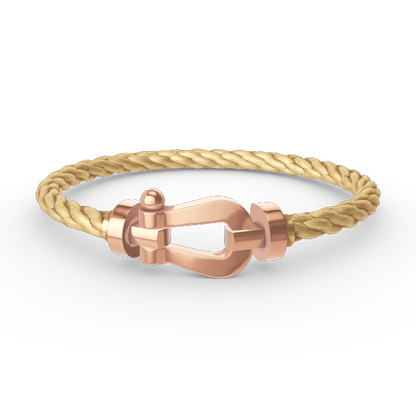[Lucky Star]FORCE GROSSES HUFEISENARMBAND OHNE DIAMANT ROSÉGOLD