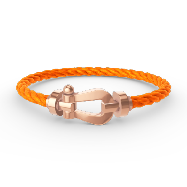 [Lucky Star]FORCE GROSSES HUFEISENARMBAND OHNE DIAMANT ROSÉGOLD