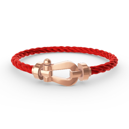 [Lucky Star]FORCE GROSSES HUFEISENARMBAND OHNE DIAMANT ROSÉGOLD