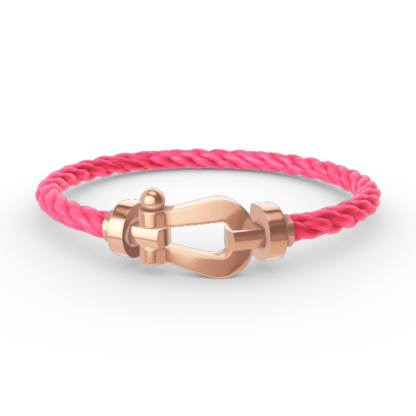[Lucky Star]FORCE GROSSES HUFEISENARMBAND OHNE DIAMANT ROSÉGOLD