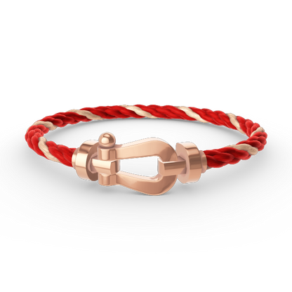 [Lucky Star]FORCE GROSSES HUFEISENARMBAND OHNE DIAMANT ROSÉGOLD
