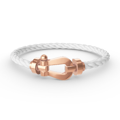 [Lucky Star]FORCE GROSSES HUFEISENARMBAND OHNE DIAMANT ROSÉGOLD