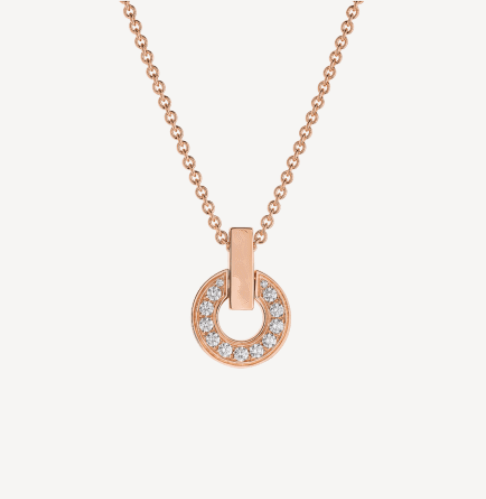 [Lucky Star]GARI HALSKETTE ROSGOLD DIAMANT