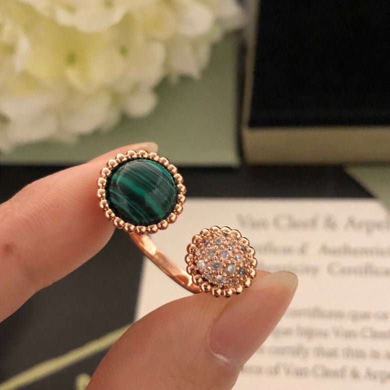 [Lucky Star]PERLEE COULEURS DIAMOND ROSE GOLD BETWEEN THE FINGER RING