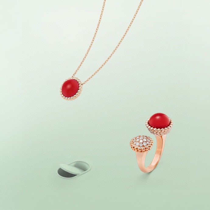 [Lucky Star]PERLEE COULEURS DIAMOND ROSE GOLD BETWEEN THE FINGER RING