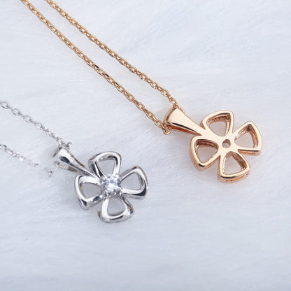 [Lucky Star]FIOREVER HALSKETTE DIAMANT ZENTRUM