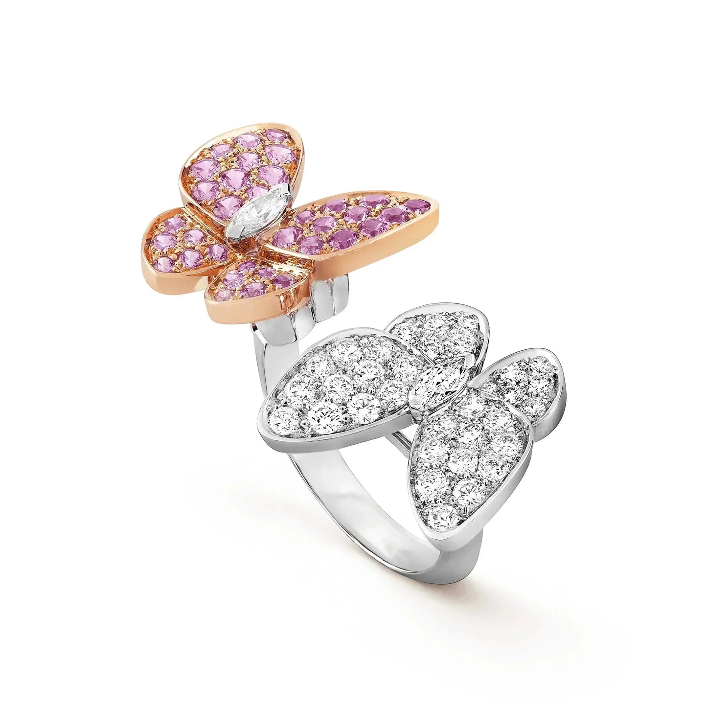 [Lucky Star]TWIN BUTTERFLY DIAMOND RING